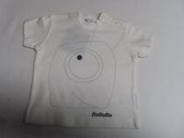 T shirt - Korte mouwen - Unie - Wit - Oog - 1 jaar 80