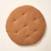 Petite Amélie ® Speelmat - 100% Biologisch Katoen - Ø 100 cm - Caramel