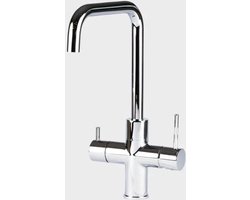ACE BOIL - 4.4 Liter boiler - Chroom - 3-in-1 kokend waterkraan - U-uitloop