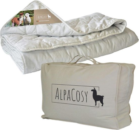 alpacacosy - 240x220cm - alpacawol - zomerdekbed zomerdekbedden