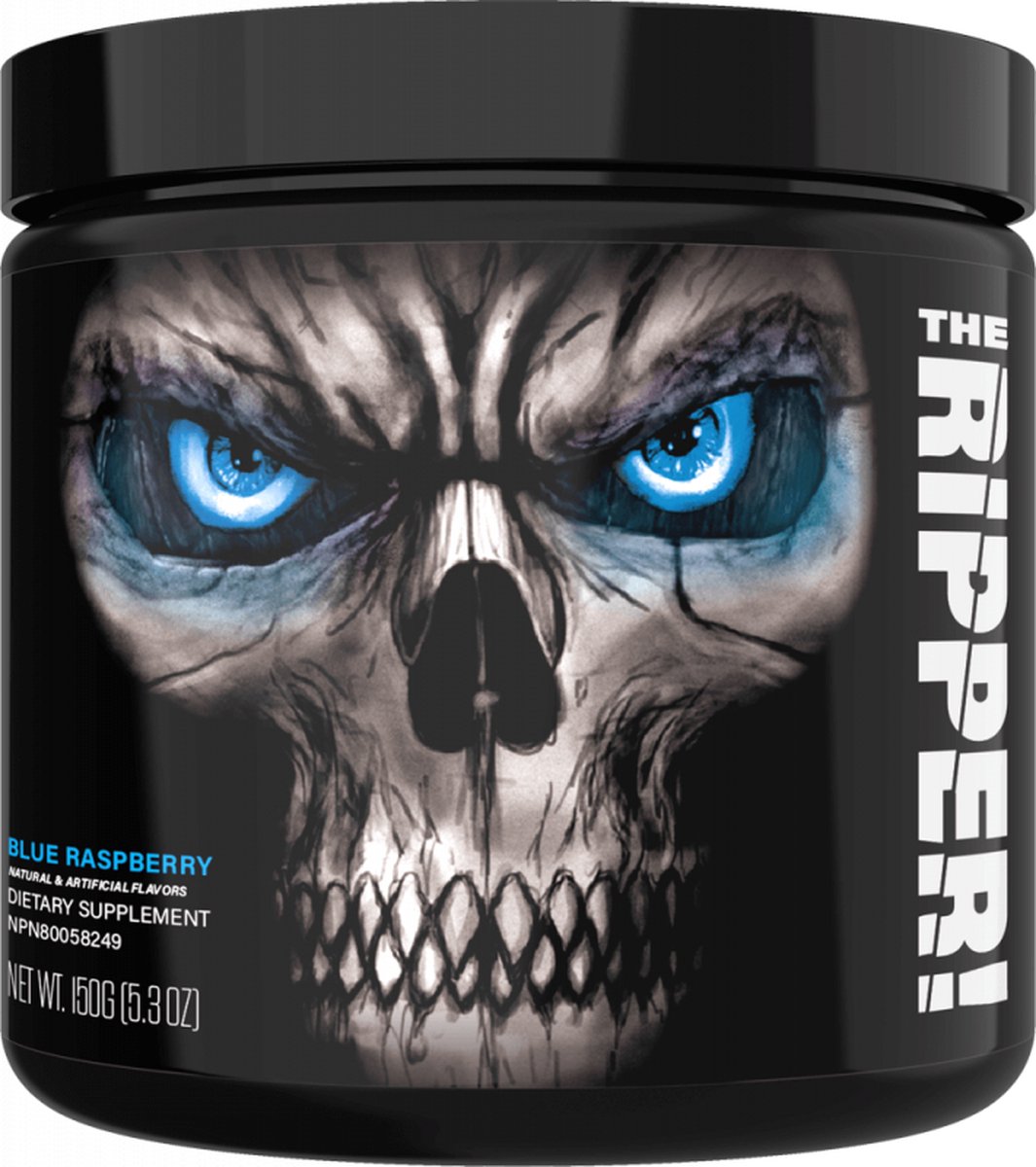 Goedkoopste The Ripper Voedingssupplement - Pre Workout - Cafeïne - Vitamine C / B12 - 30 servings (150 gram) - Blue Raspberry
