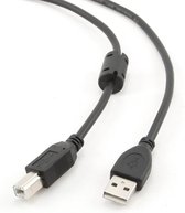 Easy Cables USB 2.0 B Male naar USB 2.0 A Male computerkabel - 1.8 meter - Zwart