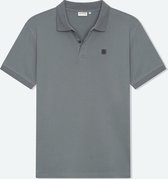 Solution Clothing Olympus - Casual Polo - Knoopsluiting - Korte Mouwen - Volwassenen - Heren - Mannen - Blauw - L