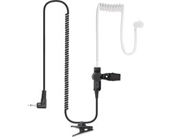 Hoornie Listen Only Oortje FBI-stijl - 3.5mm - Vervangbare Eartube