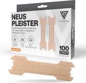 Vesto® 100 Stuks Anti Snurk Pleisters – Neusstrips – Snurken – Neusspreider – Beter Slapen Producten – Nachtrust Neuspleisters