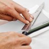 House of Husk Dubbelzijdige Messenslijpers Navulling - Slijpsteen voor Messen en Gereedschappen - Wetsteen Slijpsteen set 240 800 1000 6000 en 3000 8000 - Edelkorund - Inclusief Instructies