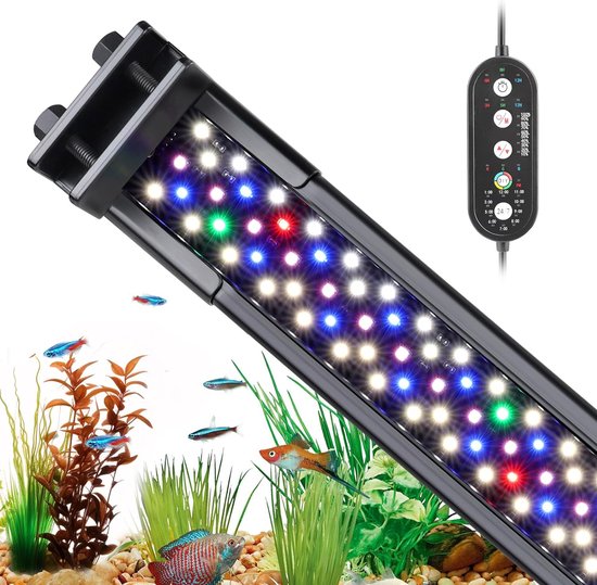 Foto: Aquariumverlichting led verlichtingscyclus zoetwateraquarium energiezuinig dag nacht simulatie gebruiksvriendelijk