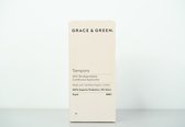 Grace & Green Super Voordeelverpakking 168 Biologische Tampons met Applicator - Hoog absorptievermogen - Klinisch bewezen comfort - Veilig en ademend