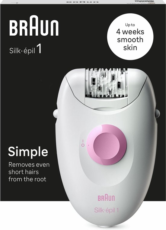 Braun Silk Epil 1 Epilator Transparant