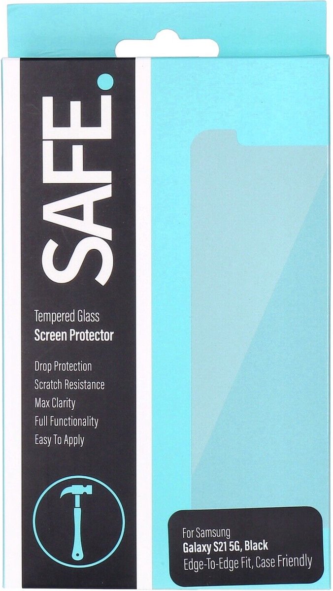 PanzerGlass SAFE Screen Protector - Geschikt voor Samsung Galaxy S21 (G991) - Clear