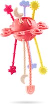 speelgoed Bébé avec ficelles à tirer - Jouets éducatifs - Siliconen - Jouets de dentition - Jouets pour enfants - Montessori - Rose