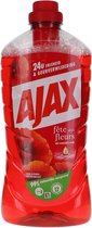 Ajax Allesreiniger Rode bloem- 20 x 1000 ml voordeelverpakking