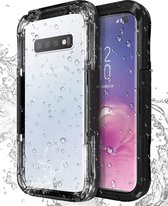 Hoesje geschikt voor Samsung S10 - Waterdicht Zwart
