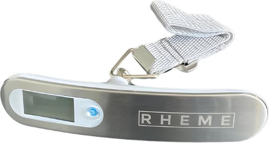 Digitale hang koffer weegschaal tot 50 kg - Kofferweger - Bagageweger - Bagageweegschaal - LCD scherm - Inclusief batterij - Rheme