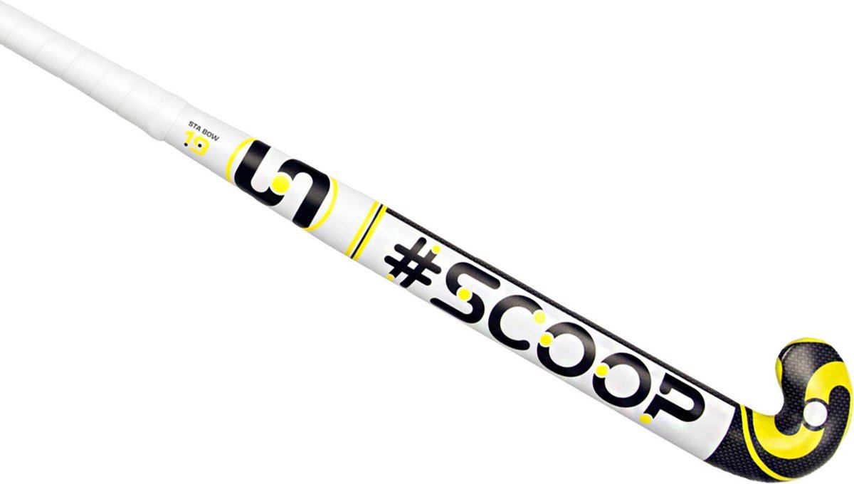 Scoop #27 Hockeystick - Standard Bow - 100% Carbon - Hockeystick Senior - Outdoor - 37,5 Inch