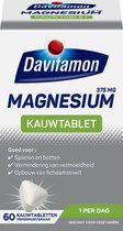 Davitamon Magnesium - Magnesium tabletten - Voedingssupplement- 60  Magnesium kauwtabletten