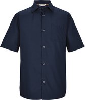 Killtec KOS 252 Men Woven Shirt - Outdoorblouse - Korte mouwen - Heren - Blauw - Maat XXL