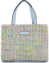 Carly shopper (pastel blauw)