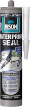 Bison waterproof seal - antraciet - stopt lekkages - gebruiksklaar - ook op vochtige ondergronden - 290 ml