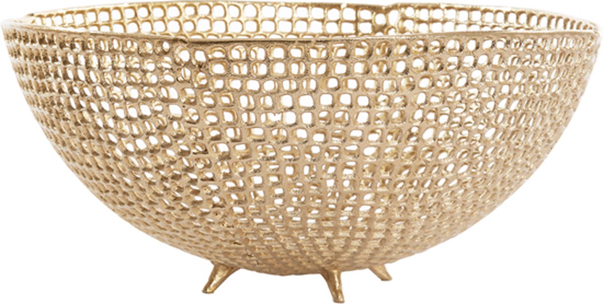 Schaal MURCIA - Ø46x20cm - Goud
