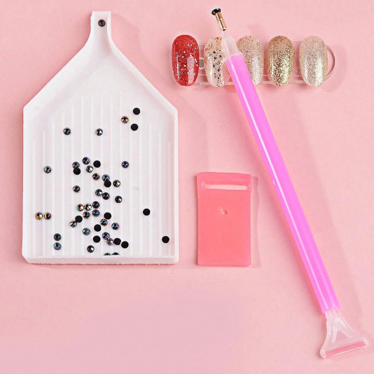 Goedkoopste GUAPÀ® Diamond Painting Set - Accessoires set Volwassenen en Kinderen - met Opbergdoos / Sorteerdoos incl. Pen - Nail Art - Rhinestones - Nail Art Penseel