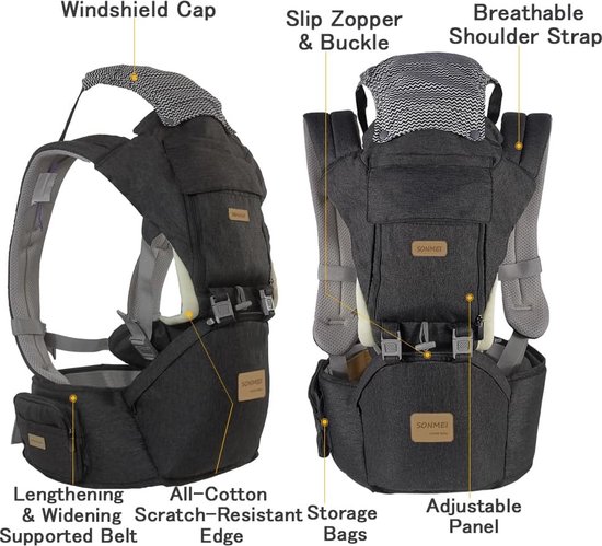 baby carrier / babydrager - baby carrier Backpack for newborn to toddlers, baby carrier / Kinderdrager