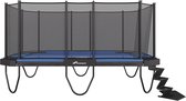Akrobat Trampoline XCITYX Above - Blauw - 520 x 365 cm - Inclusief Veiligheidsnet