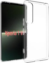 Sony Xperia 1 VI Hoesje - MobyDefend Transparante TPU Gelcase - Volledig Doorzichtig - GSM Hoesje - Telefoonhoesje Geschikt Voor Sony Xperia 1 VI