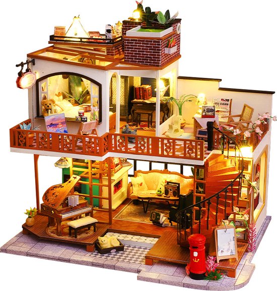 Poppenhuis van hout groot - Benelux