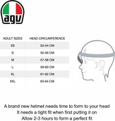 AGV Pista GP RR Intrepido Mat Carbon Zwart Rood S