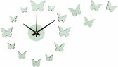 Karlsson Horloge Murale DIY Sunset Numbers - Vert - Ø35cm - Horloge Murale Scandinave