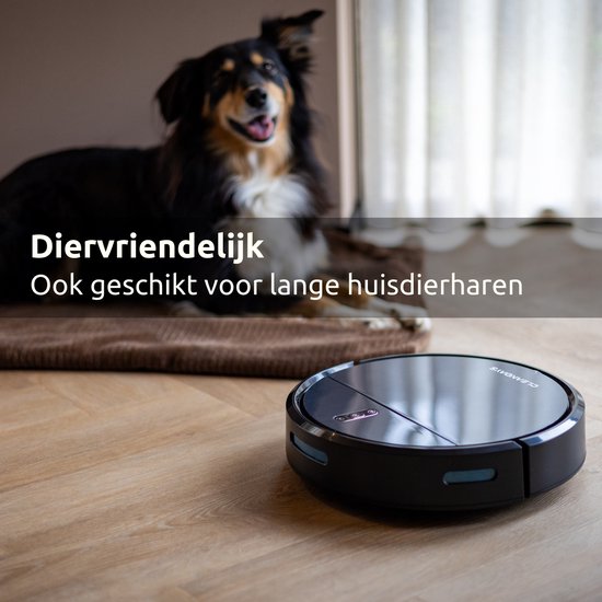 CleanDays D2-007 Robotstofzuiger met Dweilfunctie - Laadstation - 3-in-1 – Stil – 2000Pa – Huisdieren – App + Afstandsbediening