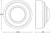STEINEL bewegingsmelder en aanwezigheidmelder plafond inbouw PD-8 ECO COM1 - zwart (087890)