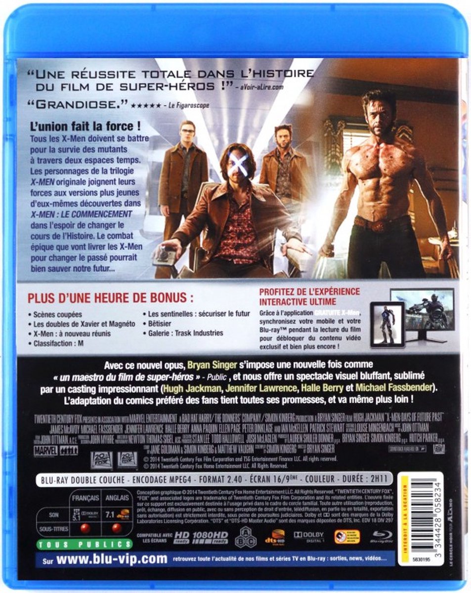 X-Men: Days of Future Past [Blu-Ray] (Blu-ray), James McAvoy