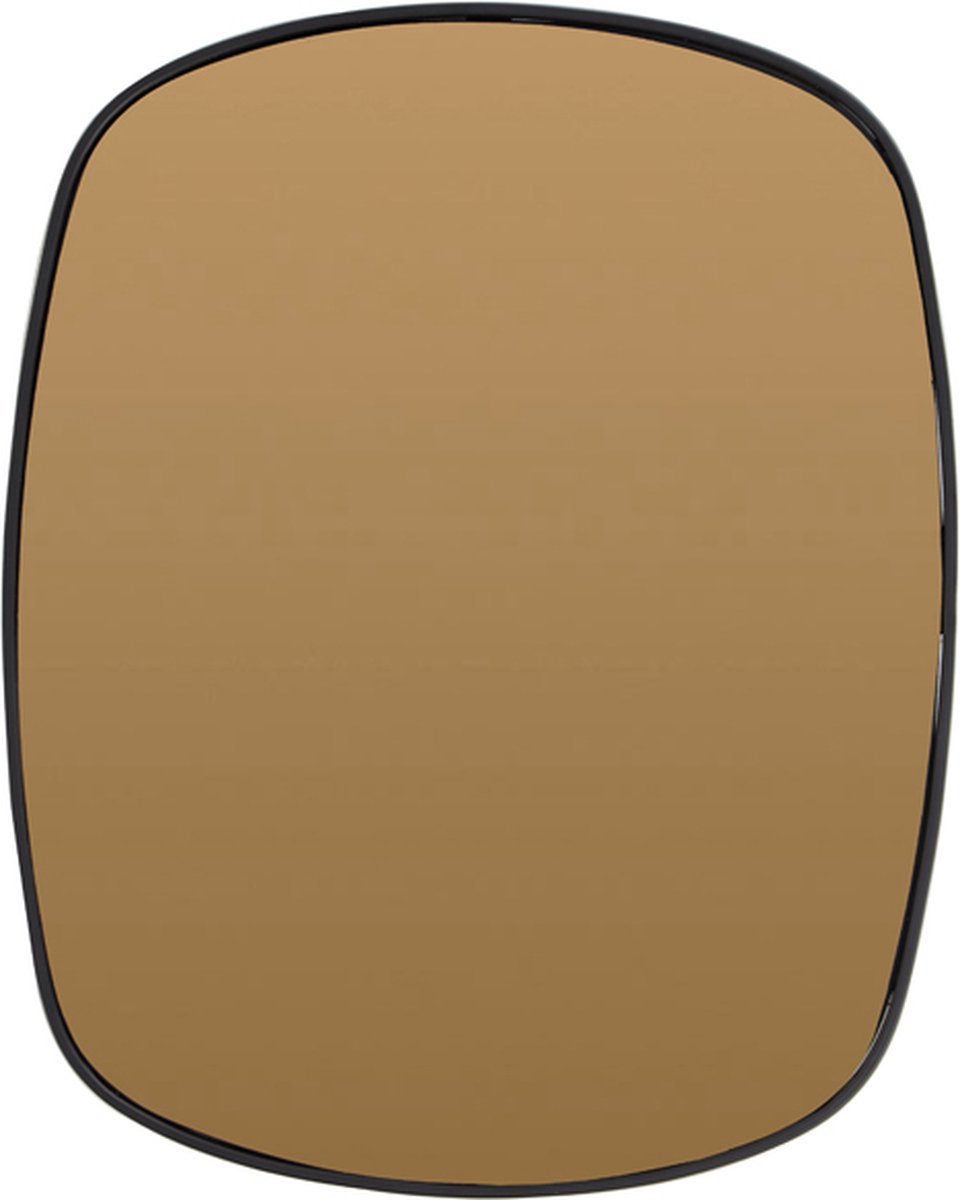 Spiegel LABRO - 40x1.5x50cm - Zwart