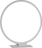 Lampe à poser industrielle anneau blanc 21W ø400mm