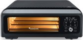 TurboTronic PO12 Elektrische Pizza Oven – Slimme Pizzaoven tot 400 °C – Zwart