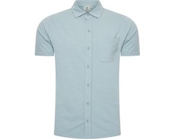 Mario Russo Korte Mouwen Overhemd - Overhemd heren - Polo Shirt Heren - t shirt heren - 3XL - Arona