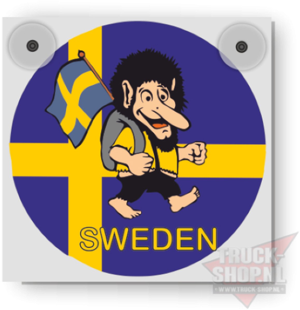 Lichtbakje Deluxe Troll Sweden met aanstekerplug