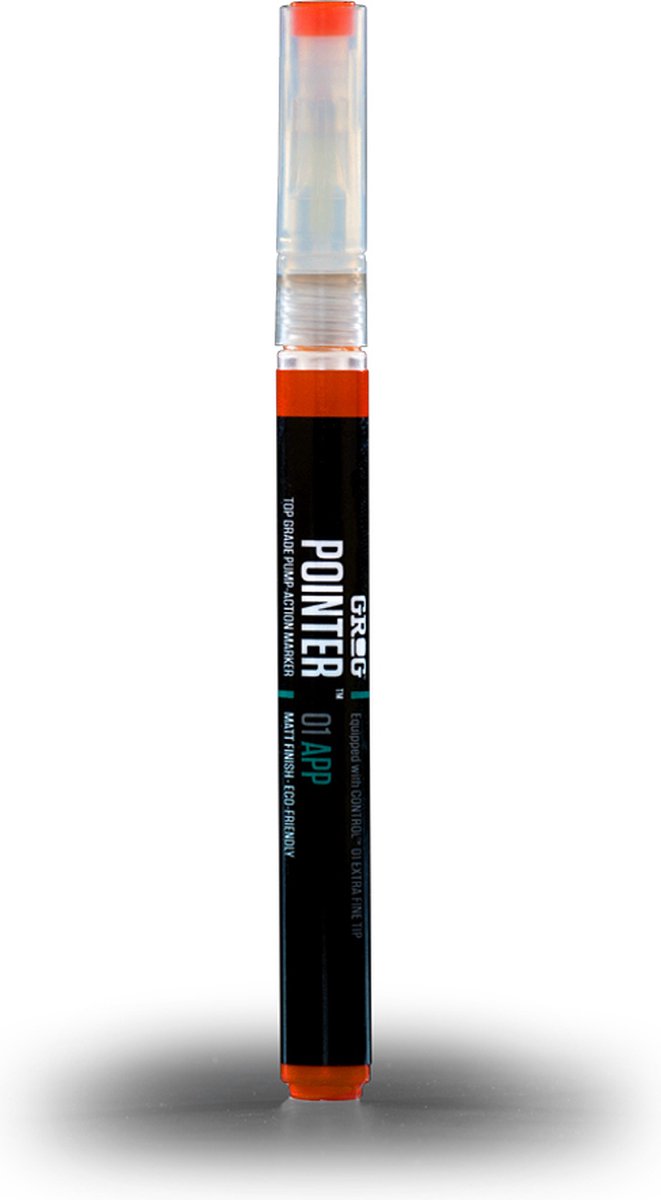 Grog Pointer 01 APP - Verfstift - Acrylverf op waterbasis - Extra fijne punt van 1mm - Clockwork Orange