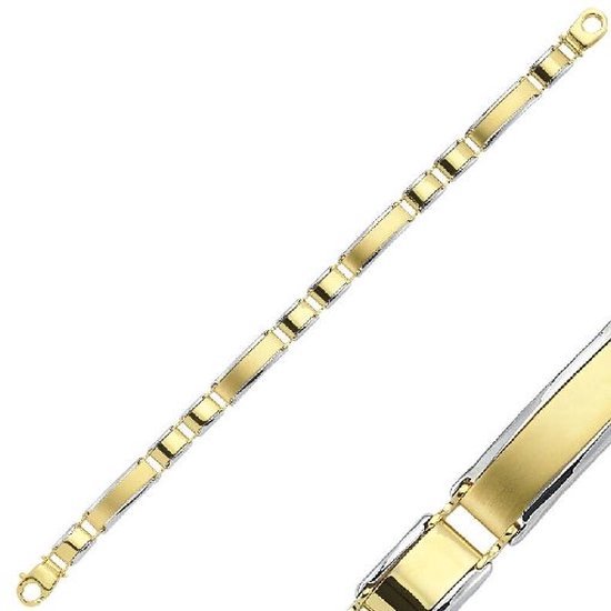 Gouden Heren Armband 20 cm 8.5 mm 14 karaats