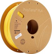 Polymaker 70850 PolyTerra PLA Filament PLA kunststof Gering kunststofgehalte 1.75 mm 1000 g Geel (mat) 1 stuk(s)