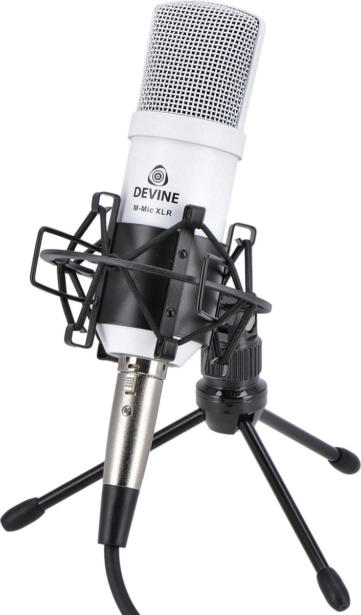 Devine M-Mic XLR W condensatormicrofoon wit