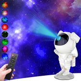 Honeyhouse Starlight-projector, Astronaut Galaxy-projectorlamp met afstandsbediening, instelbare helderheid, meerdere nachtlampjes, projector voor kinderen, volwassenen, slaapkamer, feest, kamerdecoratie