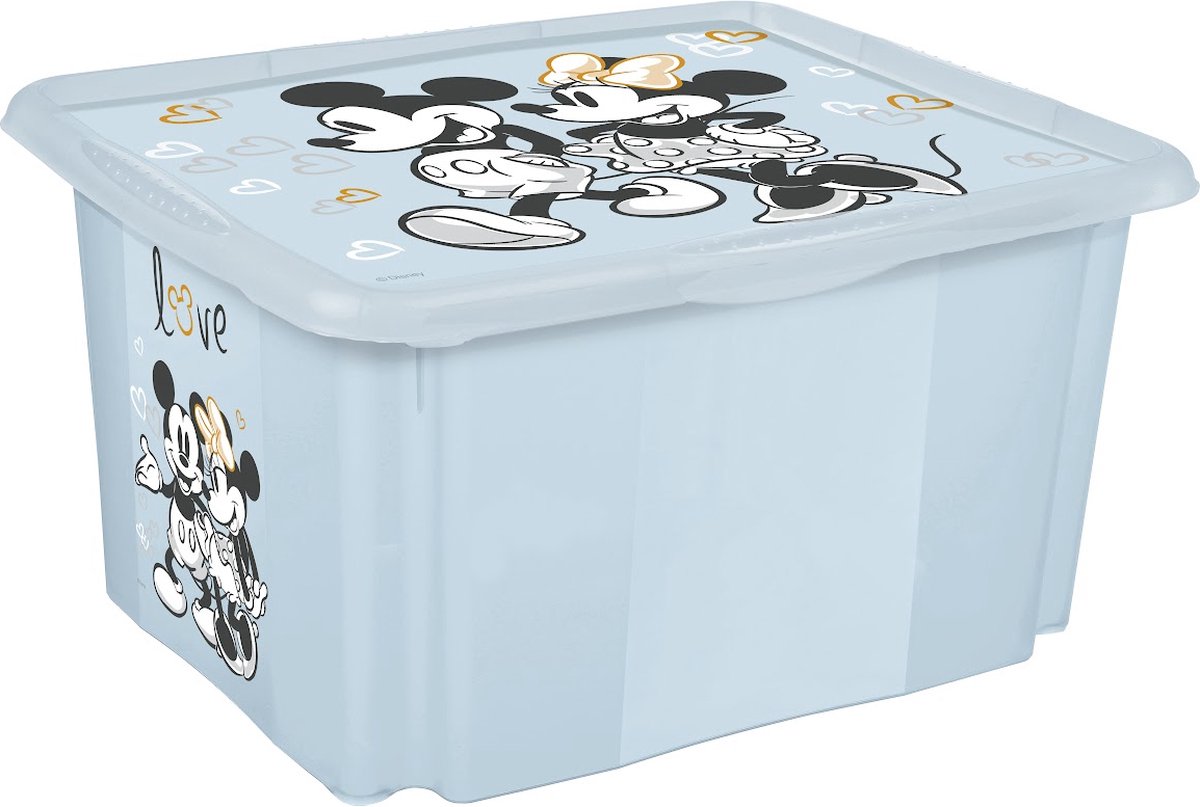 Keeeper Mickey Mouse Blauw 24L Opbergbox