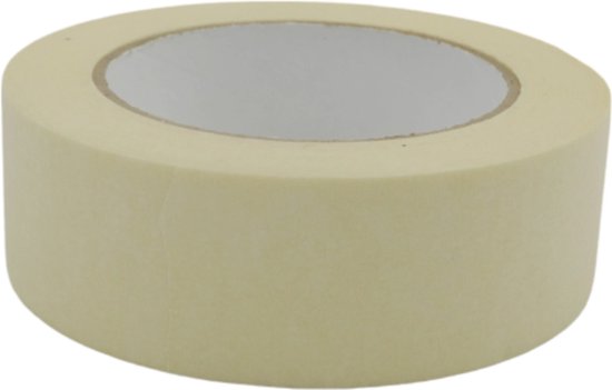 Foto: Hl maskingtape masking tape tape geel 38 mm x 50 m