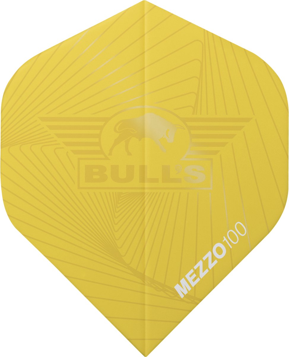 Bull's Mezzo 100 No.2 Yellow Flights | 5-Pack