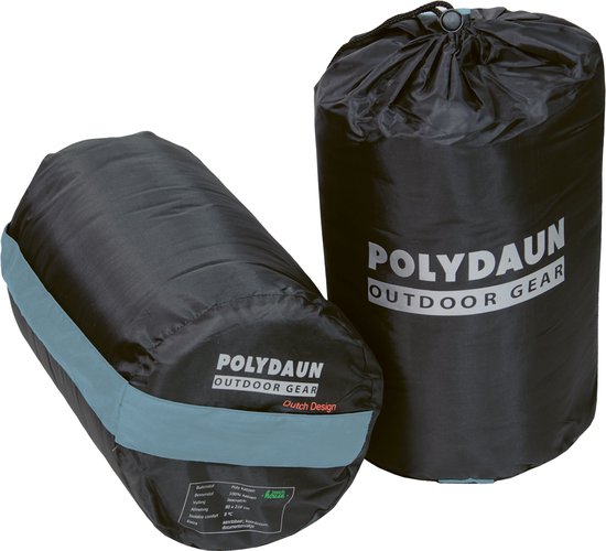 Polydaun Beach house - slaapzak - bluelake -blue/wave - 80x210 cm van Poly — afbeelding 2