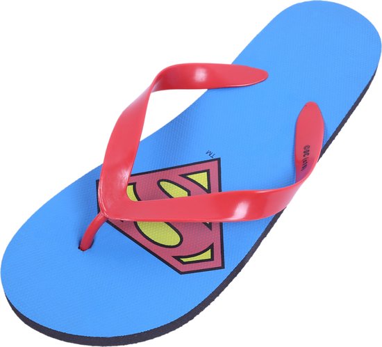 Blauwe teenslippers Superman