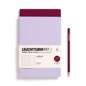 Leuchtturm1917 Double A5 Medium Jottbook Dotted Lilac / Port Red (set van 2)